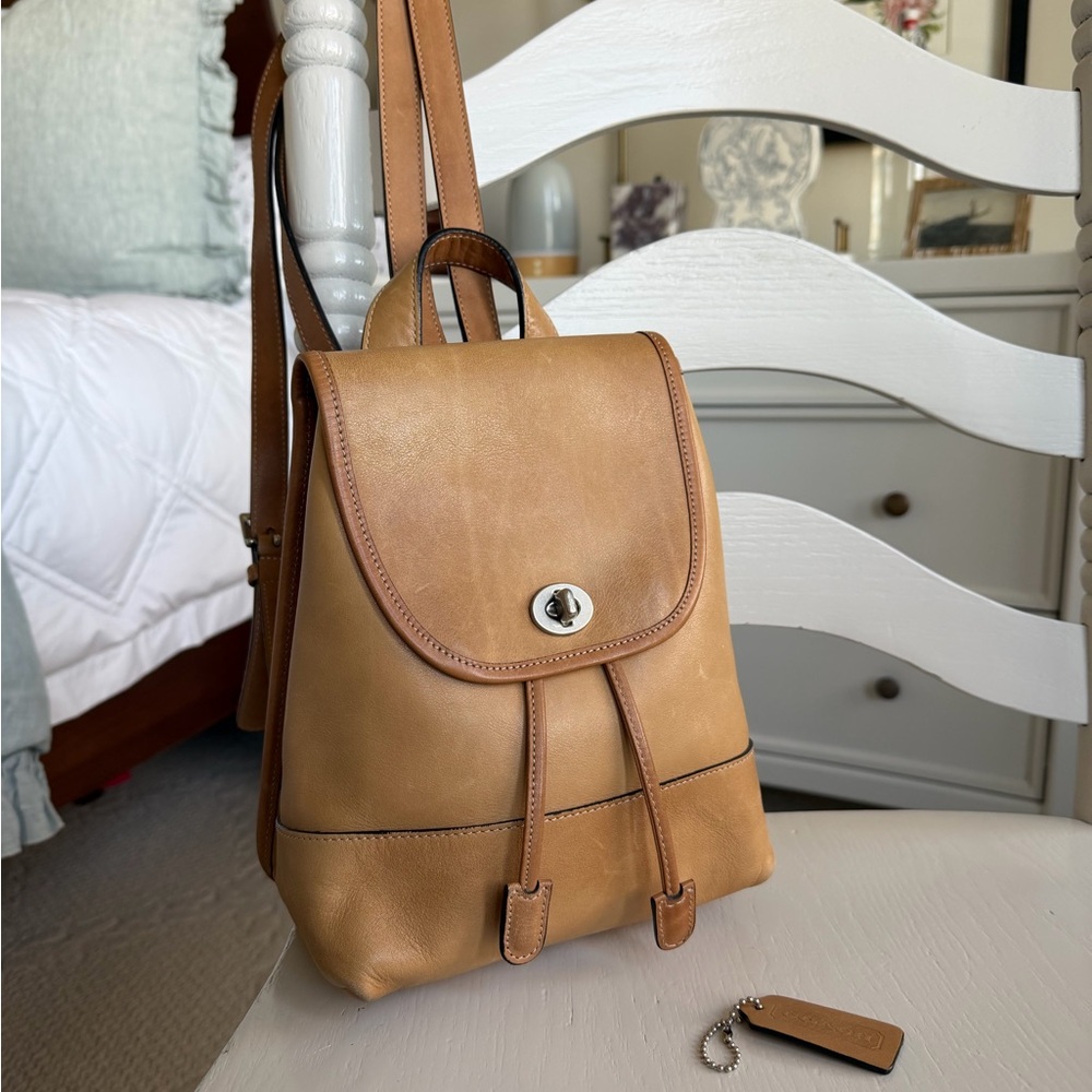 Coach Leather Backpack 9960 daypack